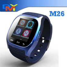 Wasserdichte Smartwatch M26 Bluetooth Smart Uhr Mit LED Alitmeter Musik-player Schrittzähler Für Apple IOS Android Smartphone