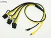 70cm Power Supply Cable 6+2Pin Video Card Cables O Terminal to 8Pin Adapter Cable 12AWG+18AWG Splitter Wire for Miner Mining BTC ► Photo 1/6