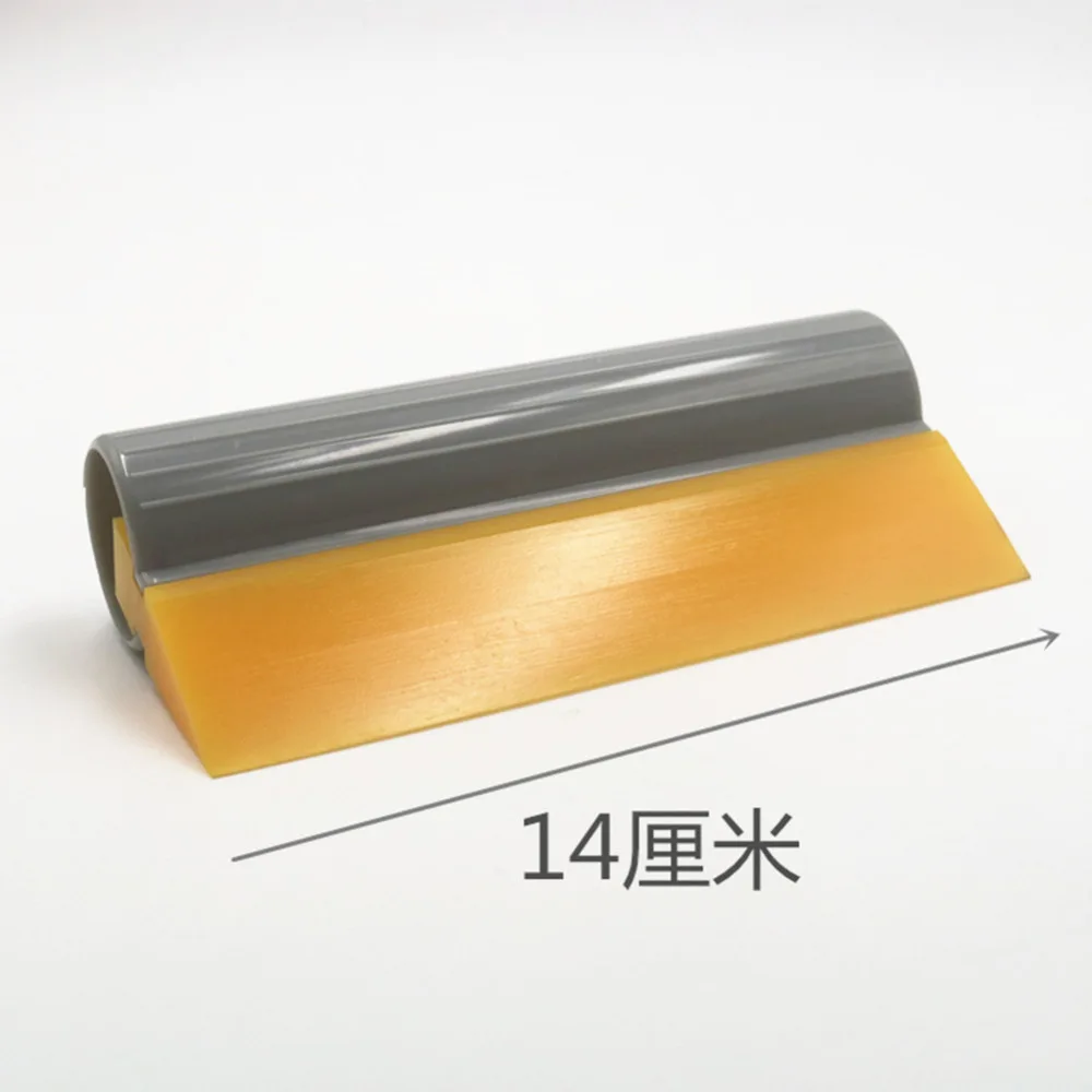 

Soft Rubber Ice Scraper 5.5" 14CM Yellow Anged/Big Turbo Snow Squeegee Window Tint Tools Car Cleaning Tool Snow Shovel