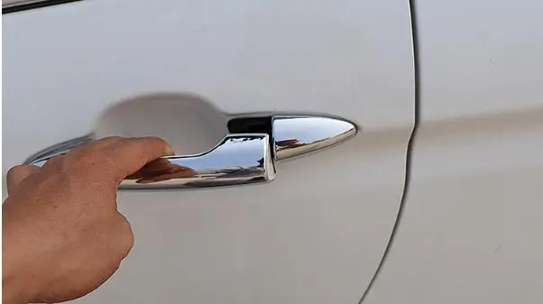 Автомобильный Стайлинг 2011 2012 2013 2014 2015 для Kia Rio хром ABS крышка дверной ручки