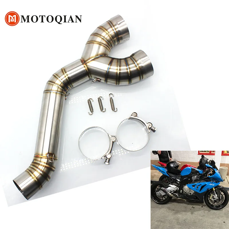 

For BMW S1000RR S1000R HP4 2009 - 2018 Middle Full Exhaust Motorcycle Exhaust System Link For BMW S 10000 RR R Accessories