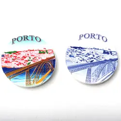 Порто известный мост туристические поездки Сувенир 3D каучуковый холодильник магнит ремесло холодильник декоративные магниты аксессуары