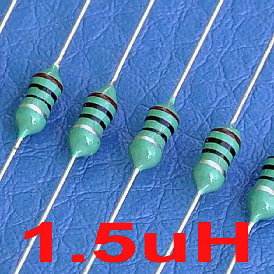 

( 50 pcs/lot) 1.5uH Axial Color Ring Fixed Inductor, 0307, 1/4W