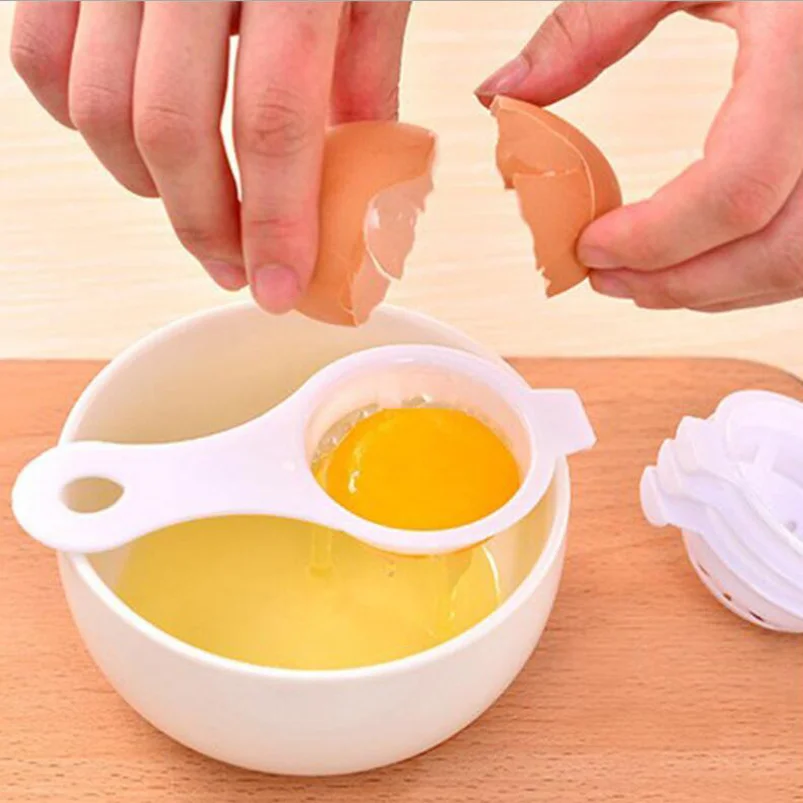 

1 pcs Plastic Automatic White Yolk Egg Separator processing divider Kitchen Cooking Tool Sifting Gadget Filter