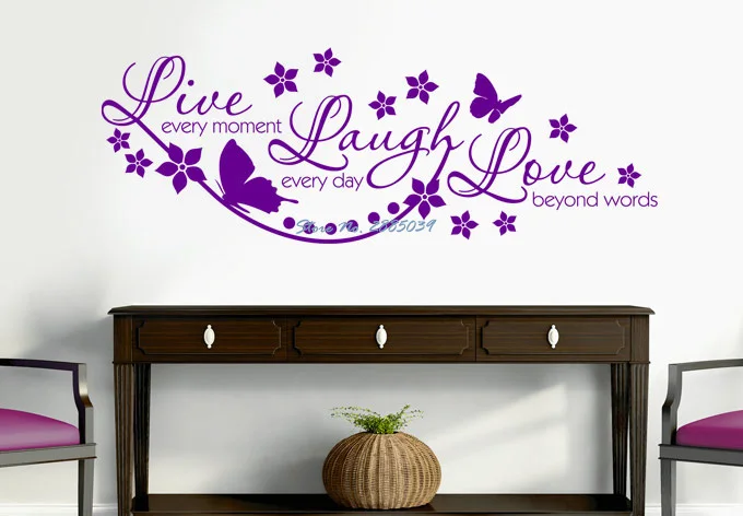 New Design Hot Selling Live Every Moment, Laugh Every Day, Love Beyond ...