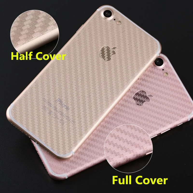 

Magtim 2pcs/lot Clear 3D Carbon Fiber Back Protector Film For iPhone X 7 8 PLUS 6 6S 5 5s Durable Back Film For iPhone XS MAX XR