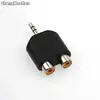 ChengHaoRan Jack de 3,5mm estéreo macho a 2 RCA enchufe hembra adaptador M/F Y divisor 3,5mm a 2RCA conector Adaptador de Audio Cable de Audio ► Foto 3/6
