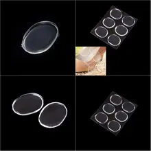 6 шт/лист силиконовые каблуки Али-натирания подушки колодки стельки вставка противоскользящие гелевые колодки Защита носка стопы