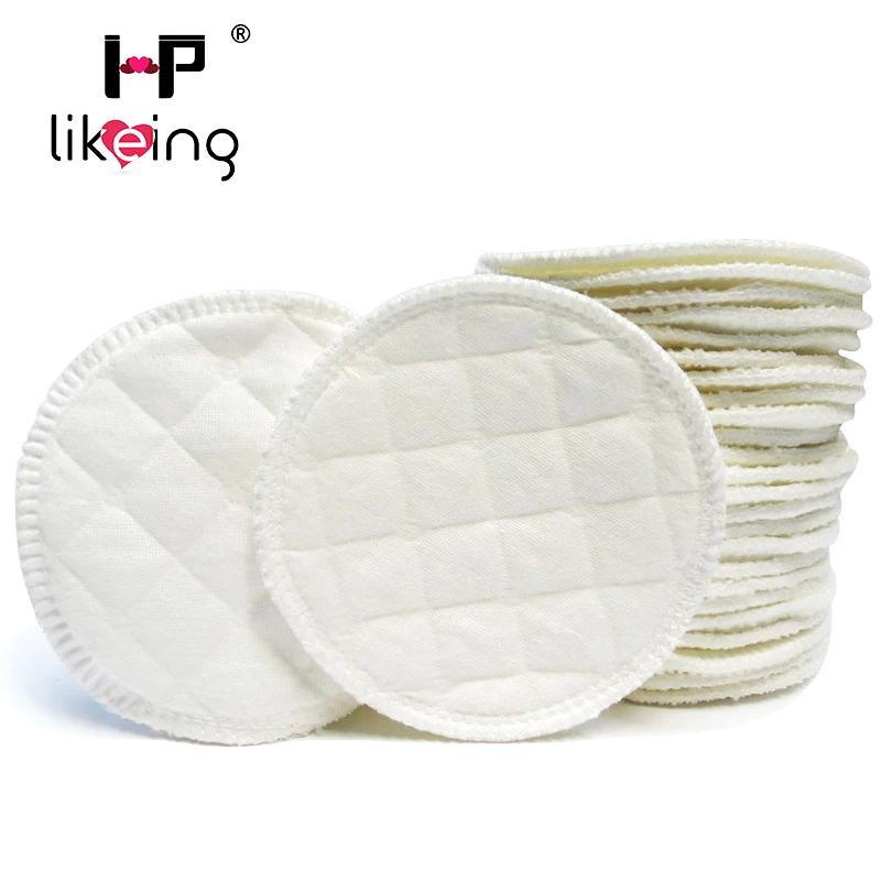 Cotton Washable soft Breast Pads Galactorrhea Anti overflow Nursing