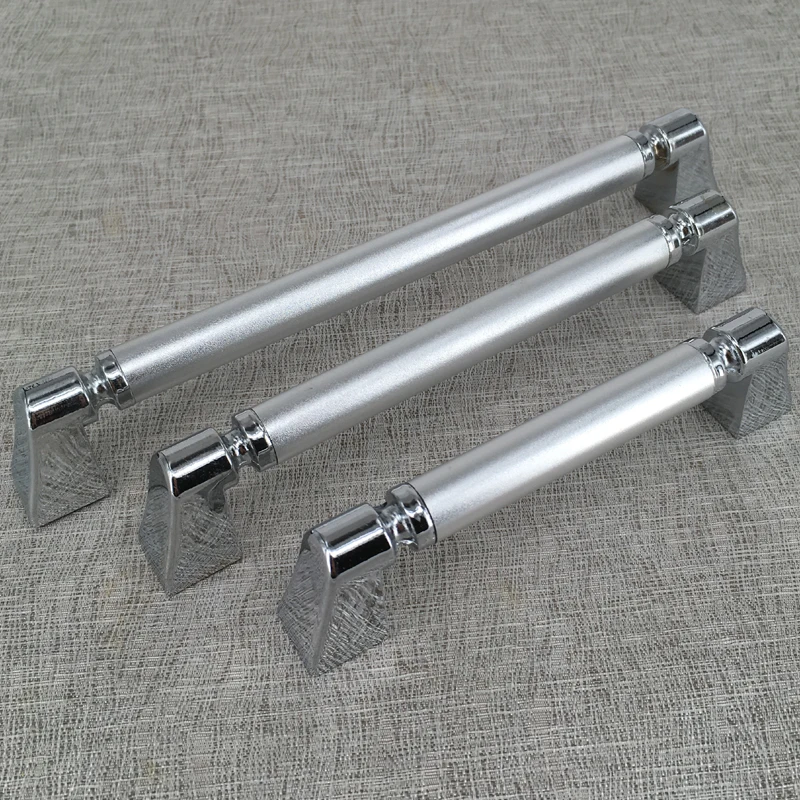 

Aluminum Door Handles for Furniture Cabinet Drawer Knobs Shoe Wardrobe Handle Furniture Hardware Hole Center 96mm 128mm 160mm