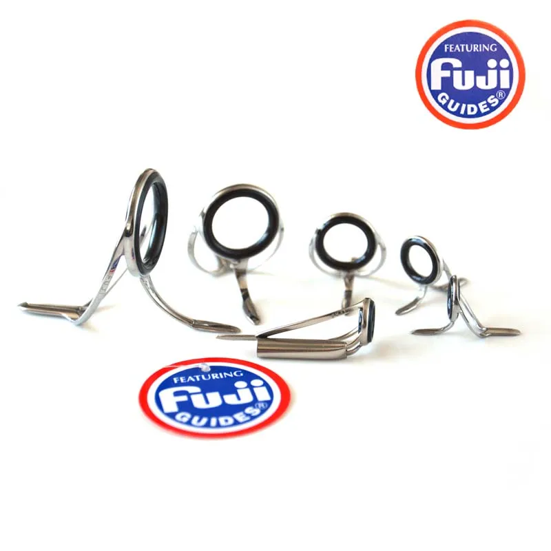 

LureSport FUJI guide 6pcs set MNAT MNOG Cast Top and guide set Rod Building component Repair fishing pole DIY Accessory