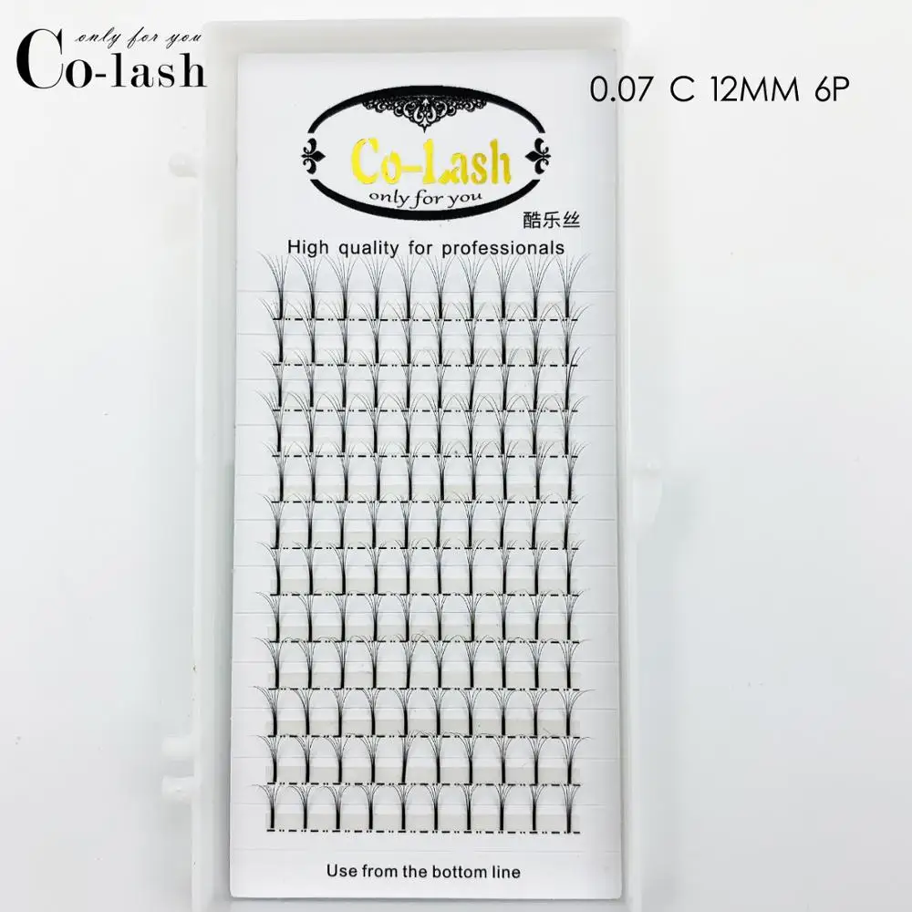 Готовые объемные вентиляторы Colash 3d/4d/5d/6d Удлиненные ресницы для наращивания