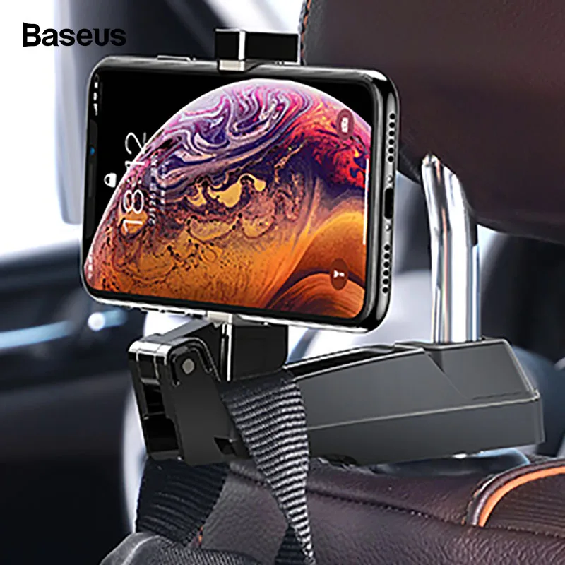 Baseus Car Back Seat Mount Holder For Phone In Car Bracket Car Backseat