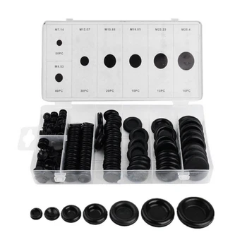 

170 Rubber Grommet Assortment Firewall Hole Plug Set Electrical Wire Gasket Kit-Homeful dls