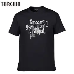 TARCHIA 2019 Новый исторический Slim Fit Хип-хоп Для мужчин плюс Размеры Футболки-топы Homme принтом хлопковые топы Летняя футболка с короткими