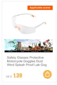 1 шт. защитные очки, лабораторные защитные очки для глаз, прозрачные линзы, защитные очки для рабочего места, принадлежности