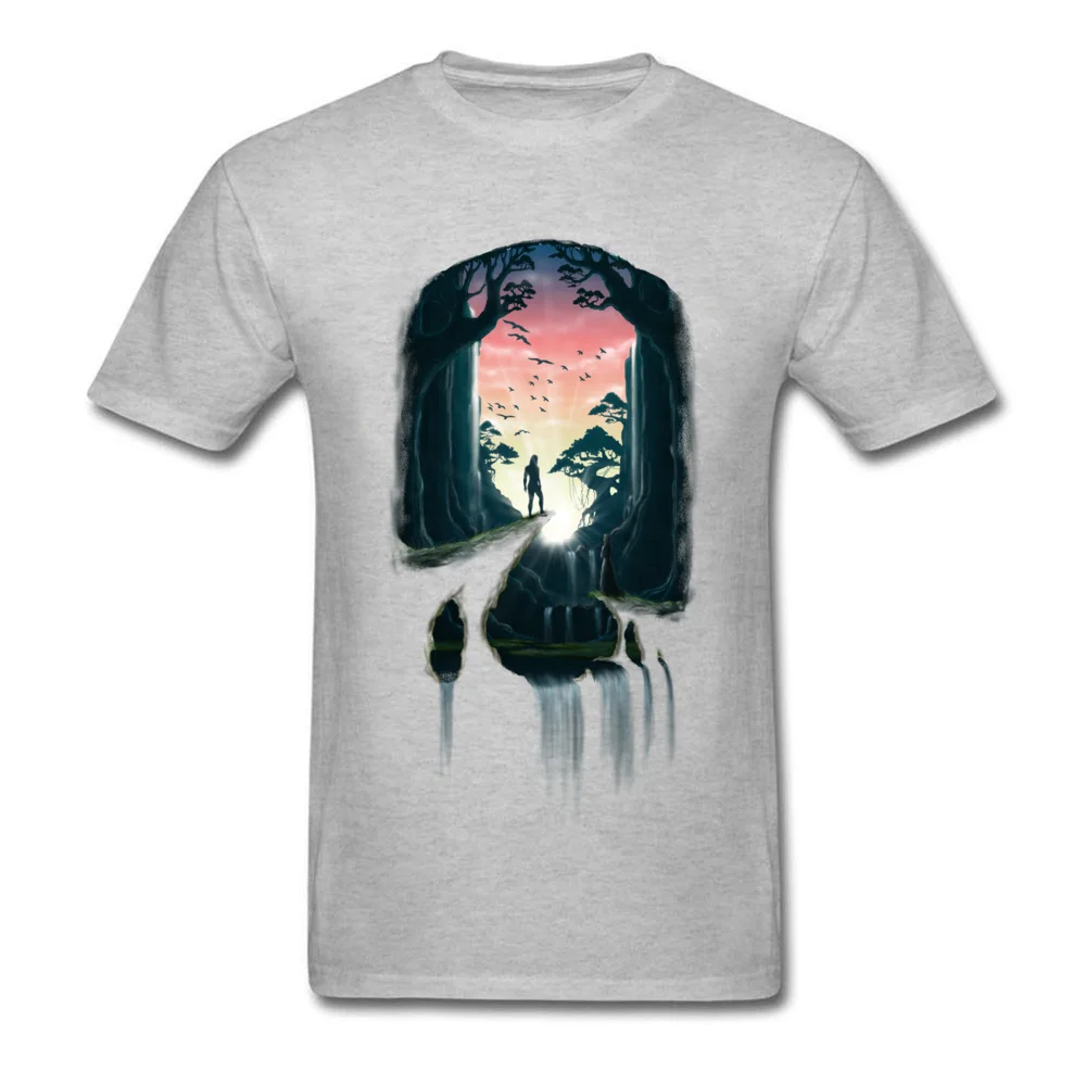 The Encounter T Shirt Short Sleeve Custom 2018 Men VALENTINE DAY Tops T Shirt Custom Tshirts O-Neck Pure Cotton The Encounter grey