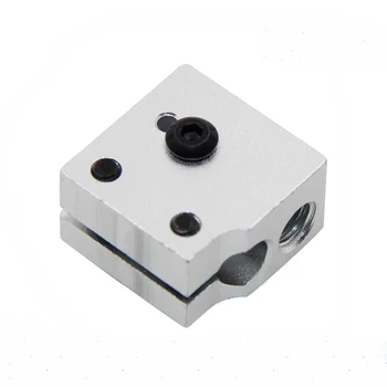 

1pc 3D Printer Parts Crater heating block Quick nozzle Hot end extrusion head kit Heating aluminum block 3D printer parts