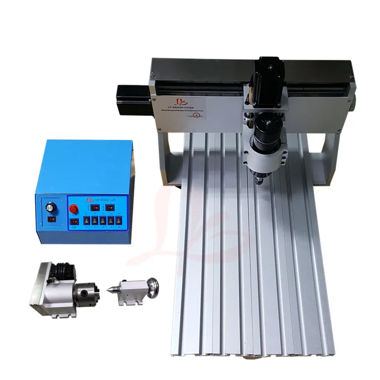 

4axis cnc laser machine LY 3020Z-500W with ball screw and 500W DC spindle