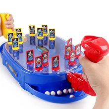 Детская обучающая игрушка двойной боевой игровой автомат для пинбола родитель-ребенок забавная Повседневная съемка экшн настольные игры