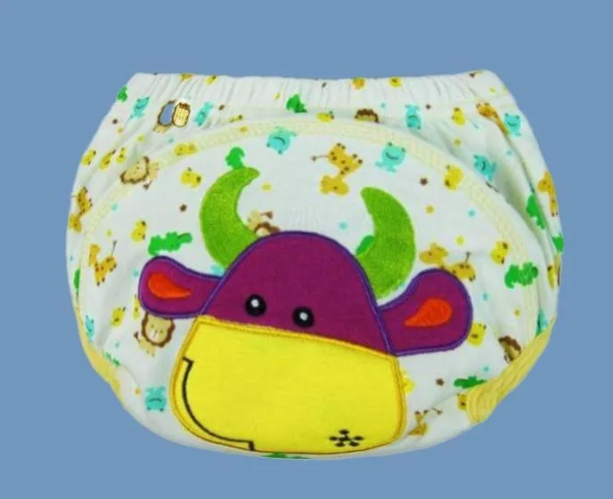 Qulity à Prova Água do Bebê Alta Dwaterproof Meninos Potty Treinamento Pant Roupa Interior Infantil Calcinha Newbear Underclothing 7 Pçs - Lote 6 Roupa interior e capas p/ fralda