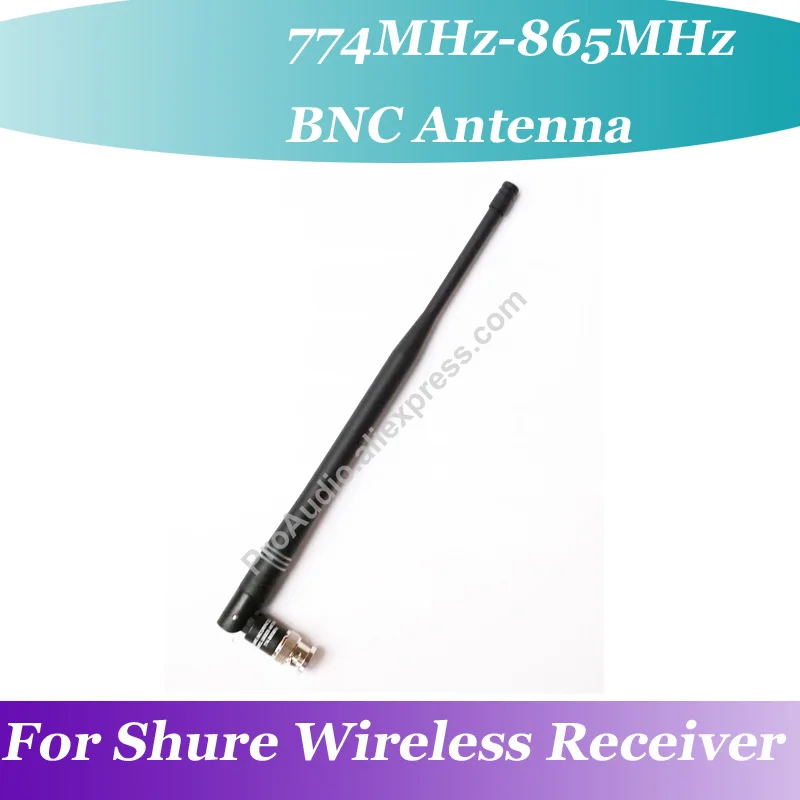 Резиновая антенна Pro 774 МГц-865 МГц OEM BNC для беспроводного приемника Shure U4D U4C мкА UHF |