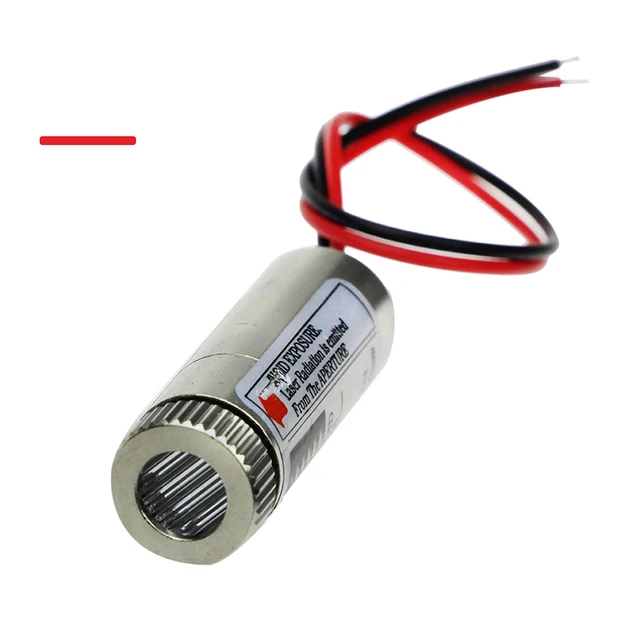 650nm 5mW Red Point / Line / Cross Laser Module Head Glass Lens Focusable Industrial Class 3
