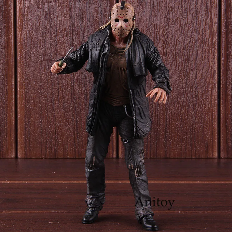 NECA Friday the 13th Jason Voorhees фигурка 2009 Делюкс издание ПВХ Ужасы коллекционные вещи модель игрушки