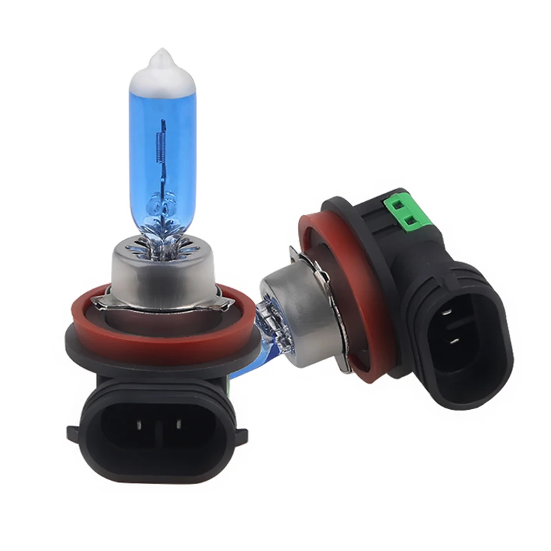 Urbanroad 2 шт. 12 V 55 W 6000 K H11 автомобилей противотуманные лампа Super White Галогенные Авто фара H11 фар автомобиля лампы - изображение