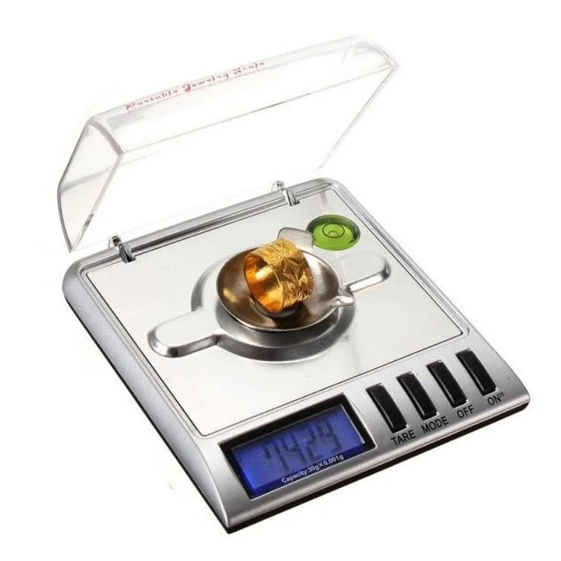 

10pcs 30g x 0.001g Mini Digital Electronic Portable Jewelry Diamond Gold Gram Balance Weight Weighing Scale lin4170