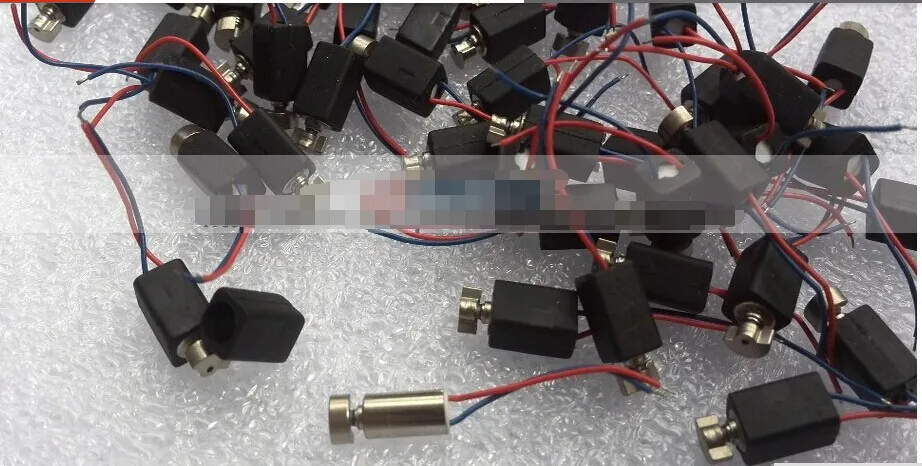 Free shipping 80pcs Mini pager Vibrating Vibrator Micro mobile Motor 4mm x 8mm Vibration Pager Motor diameter 4mm