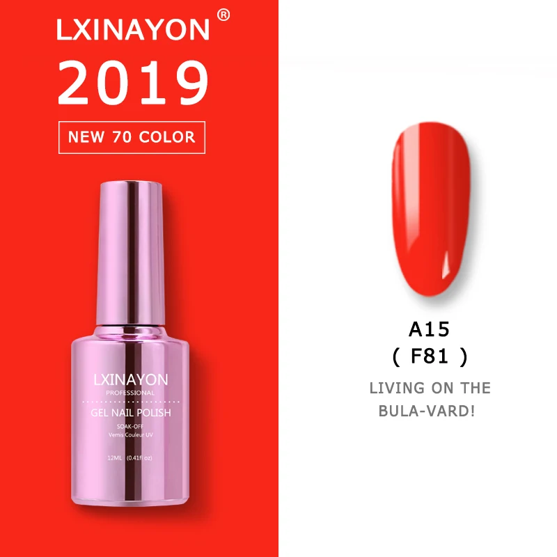 Brand New Color Gel Polish Nail Gel Varnish Paint Semi Permanent Hybrid Nail Art Gel Nail Polish Ma