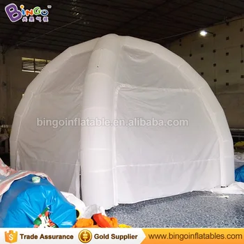 

Free Shipping all white 5X2.5 Meters Inflatable spider Tent Customized Nylon Oxford blow up tent with blower toy tent