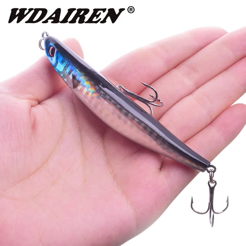 Esca Artificiale Aguglia Galleggiante 20.5cm | Per Spigola E Barracuda | Pesca A Spinning - Foto 9