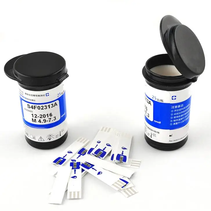 Здесь можно купить   Blood Glucometer test strip 200pcs strips 200pcs Lancets blood Sugar compatibility for AH-506 Красота и здоровье