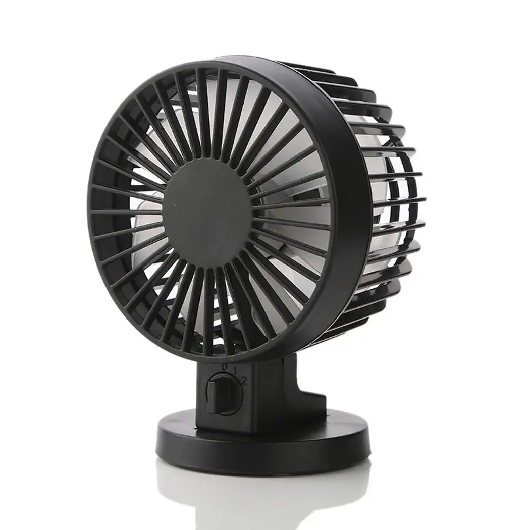 

Ultra-quiet Mini USB Desk Fan Silent Desktop Fan With Double Side Fan Blades Creative Home Office Electric Fan New Arrival