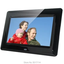 7 дюймовый светодиодный Подсветка HD 800*480 Цифровая фоторамка электронный альбом для фотографий Музыка Видео Фильм