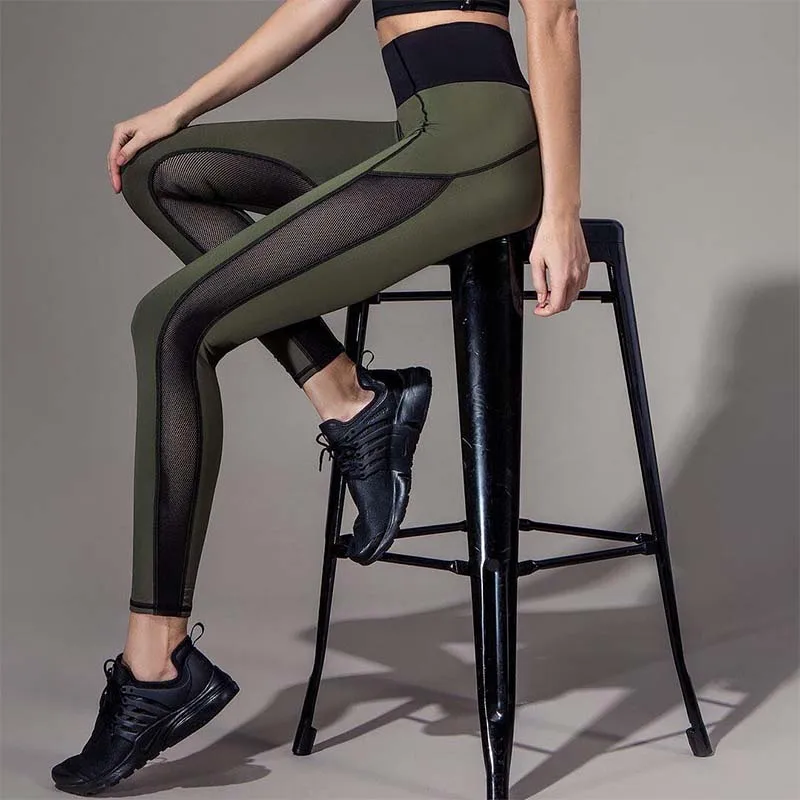 Aliexpress.com : Buy Women Army Green Yoga Compression Pants Hisper Leggings Pants Elastic