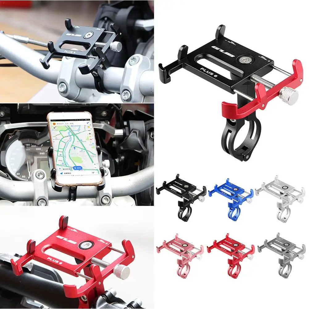 

GUB Plus 6 Mount Bracket Handlebar Clip Stand Bicycle Adjustable Phone Holder Anti-Slip Bike For 3.5-6.2inch Phone Bicicleta