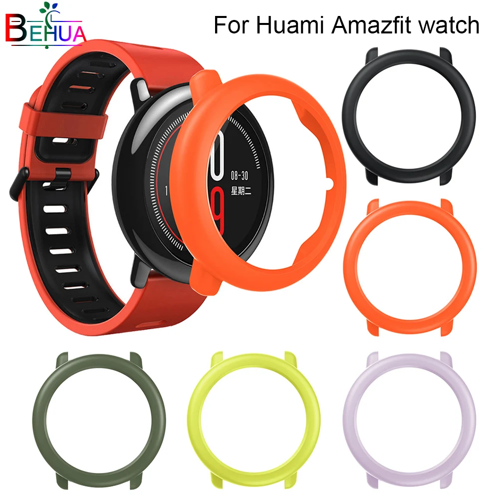 

Protector Shell For Xiaomi Huami Amazfit 2/2S Stratos Full Frame Soft Silicone Protective Case for amazfit 2 stratos Watch Frame