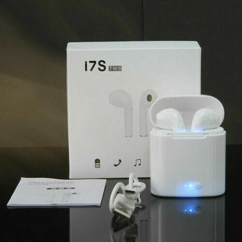 

Hot Sell i7s TWS Wireless Earphone Stereo Earbud Bluetooth Headset With Charging Box Mic For All Smart phone iPhone XS