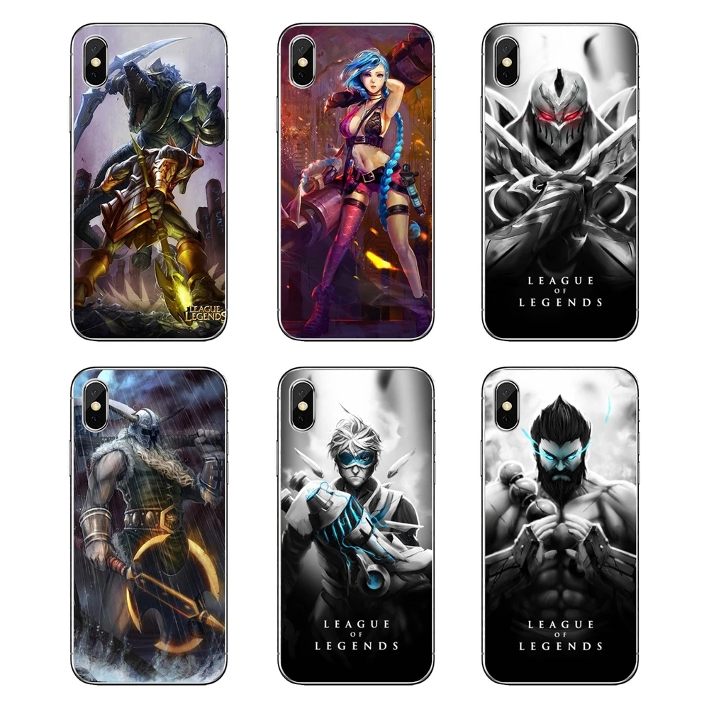 Силиконовый чехол для Huawei P20 Lite Nova 2i 3i 3 GR3 Y6 Pro Y7 Y8 Y9 Prime 2018 2019 League of Legends LOL Game Art Poster |