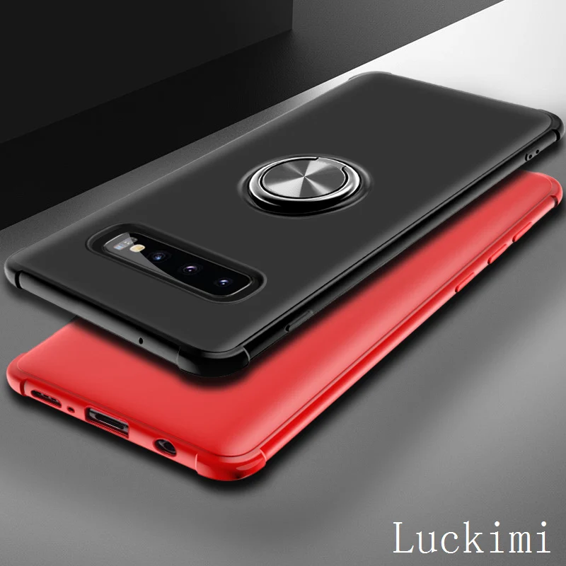 FOR Samsung Note9 S9 S9PLUS S10 S10PLUS S10LITE Luxury four-corner anti-drop TPU ring bracket series |