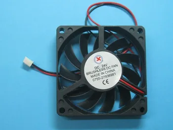 

2 Pcs Brushless DC Cooling Fan 24V 6010S 11 Blades 60x60x10mm