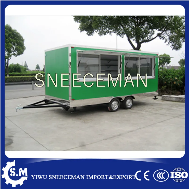 Custom Mobile Food Kiosk Catering Trailer With CE Certificatesin Food