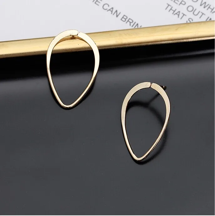 

New Jewelry Fashion Droplet shape Simplicity Hand Made Earring for Women stud Earrings NEW Geometric