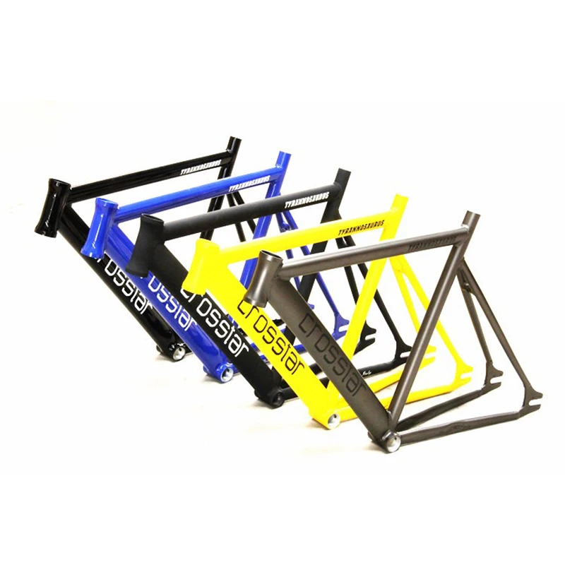 Fixed Gear Bike Fixie frame 53cm 55cm 58cm DIY 700C Aluminum alloy Bike Track Bike Bicycle 70mm alloy wheel bike