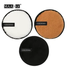 Maange макияжная губка профессиональные женские инструменты для снятия макияжа полотенце для очищения лица тканевые подушечки плюшевые слоеные 8W2