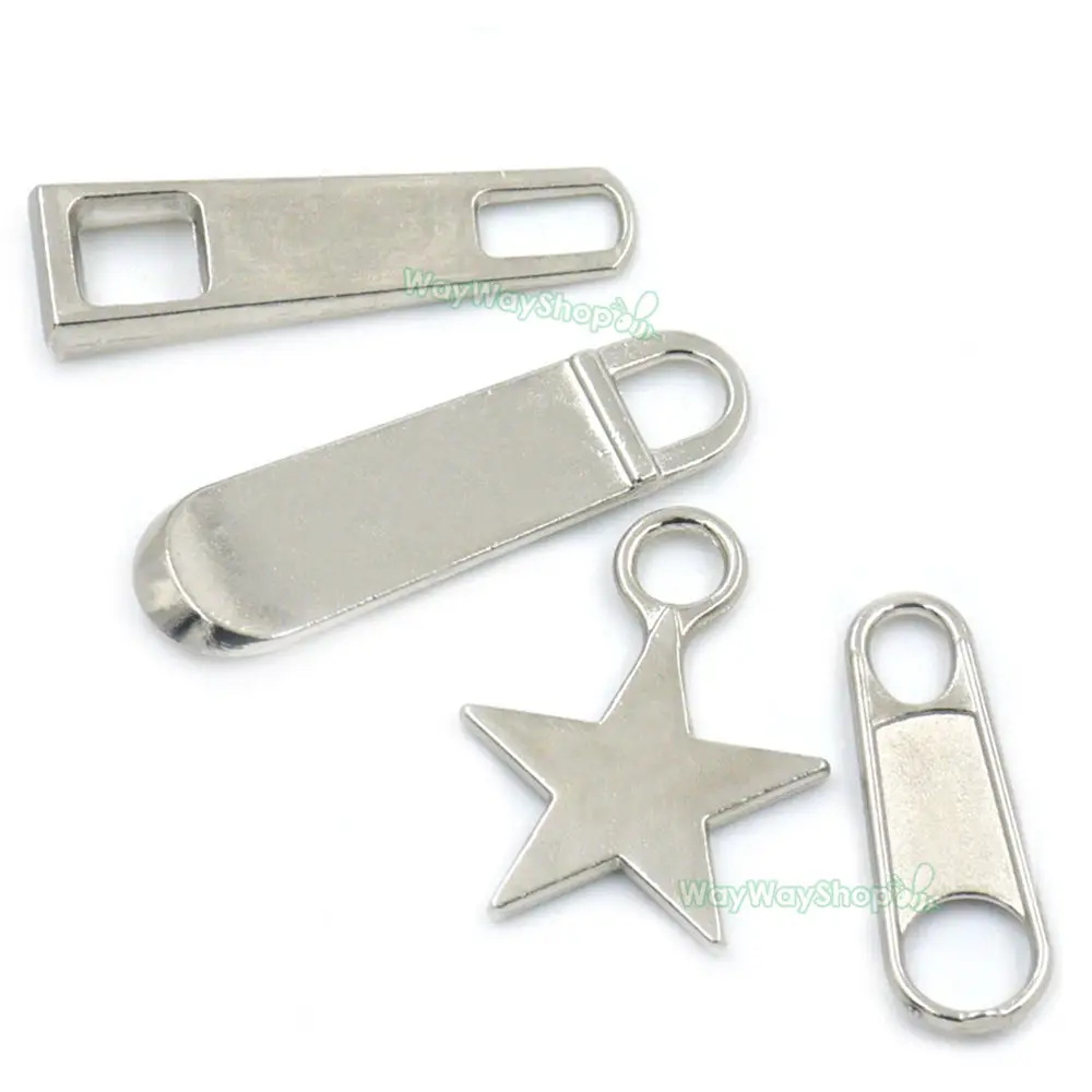 25 Pcs Zipper Fixer Repair Pull Tab Instant Kit Pants Replacement Molded Slider #5