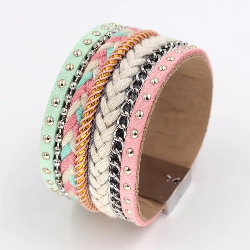 VONNOR ювелирные изделия для женщин браслеты многослойная цепочка веревка ручной работы аксессуары браслет подарок для женщин